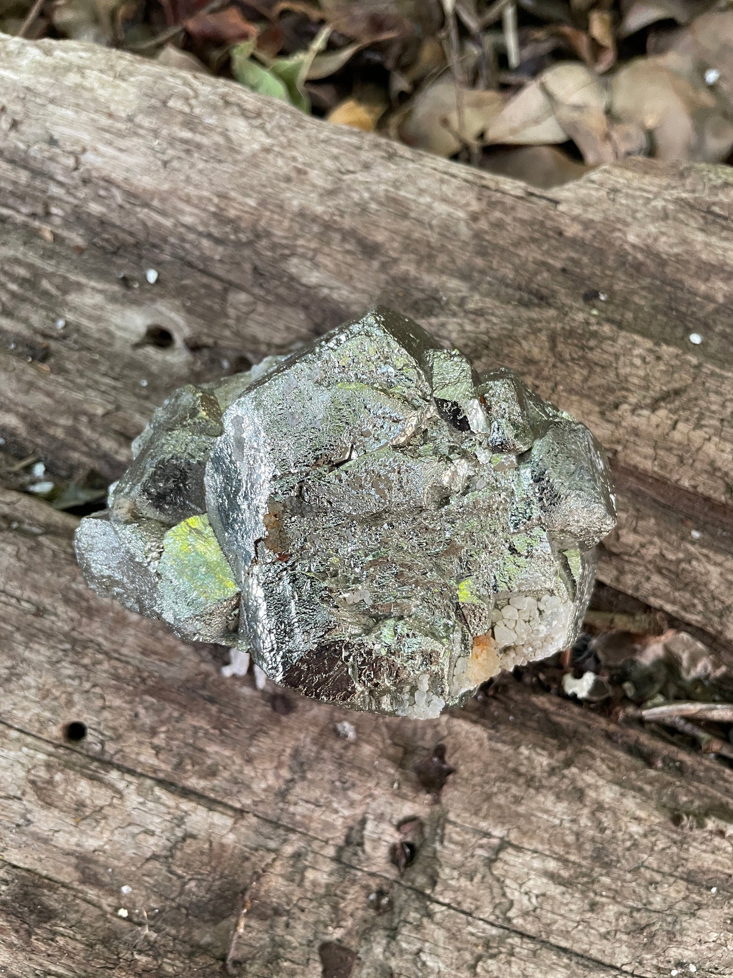 Beautiful Rare Natural Raw Pyrite Crystal 549g, Shiver Boyaca, Columbia Mineral Specimen