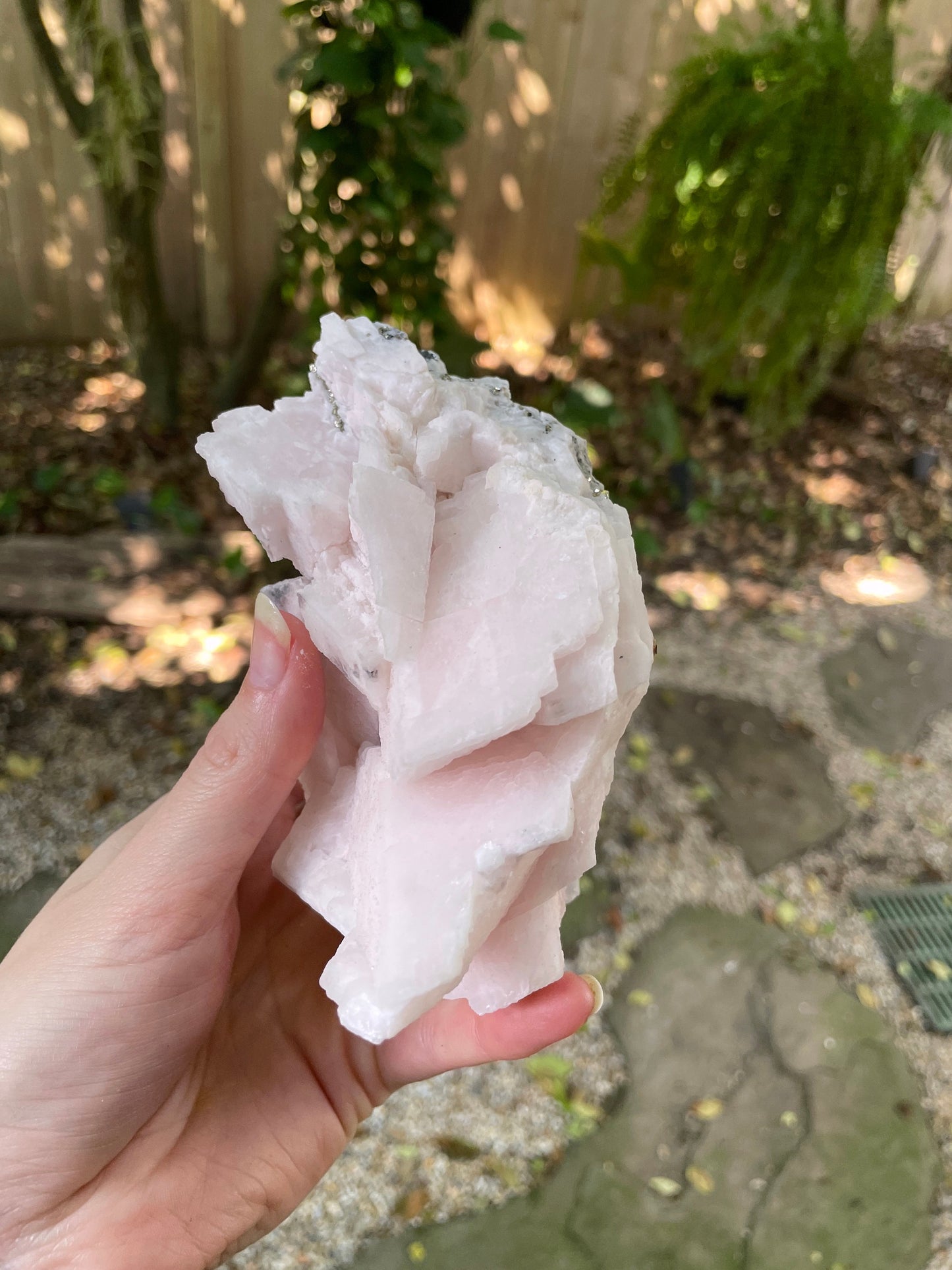 Mangano Calcite Specimen from Racracancha Mine, Cerro De Pasco, Peru 912g 2lbs 0.2oz Mineral Crystal