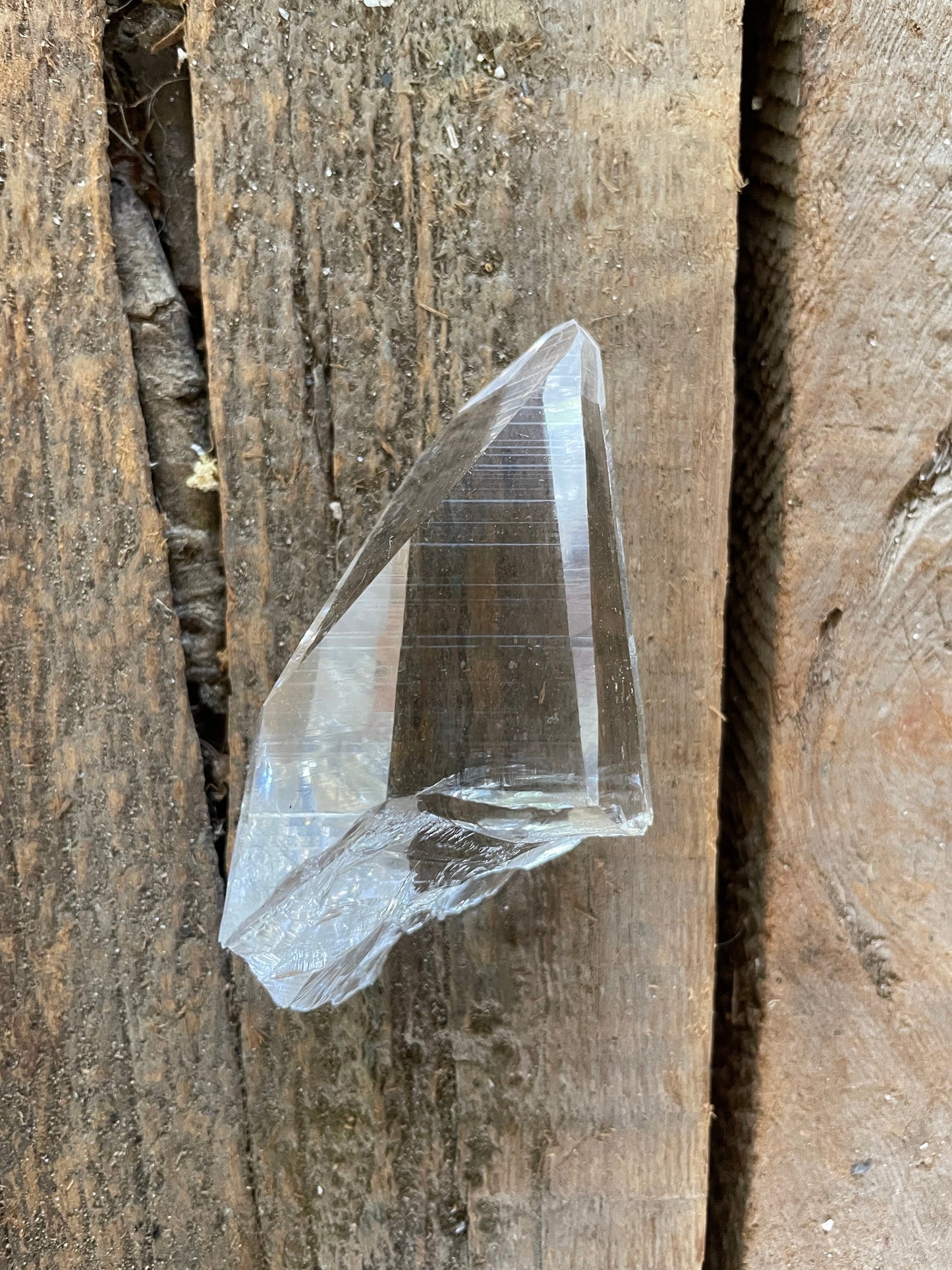 Stunning Columbian Lemurian Optical Quartz Point 61.4g Specimen Mineral Crystal Water Clear