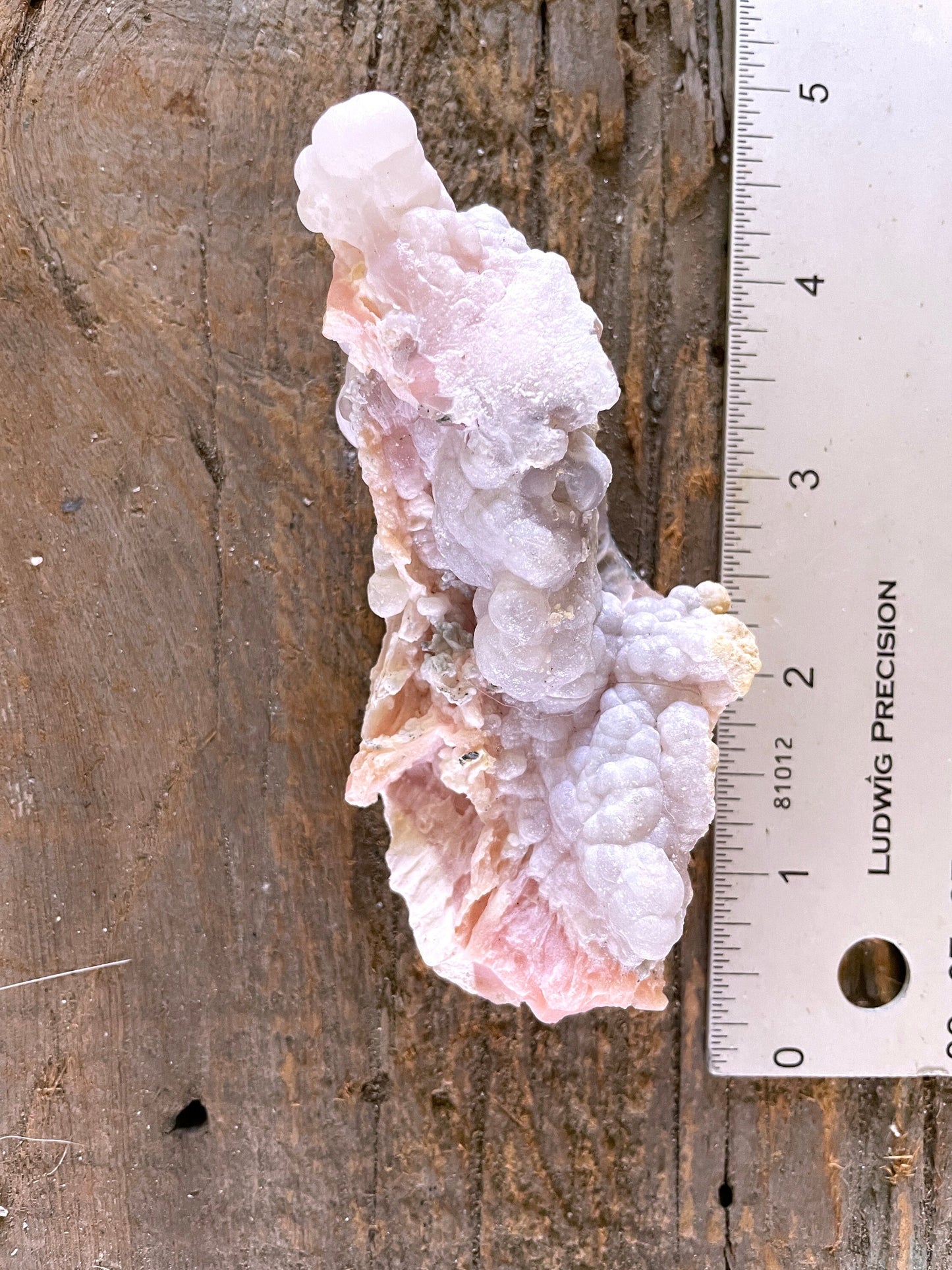 Rare Natural Botryoidal Pink Opal from Ica, Peru Specimen 84.5g Mineral Crystal